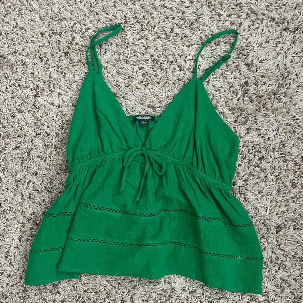Size L green tank